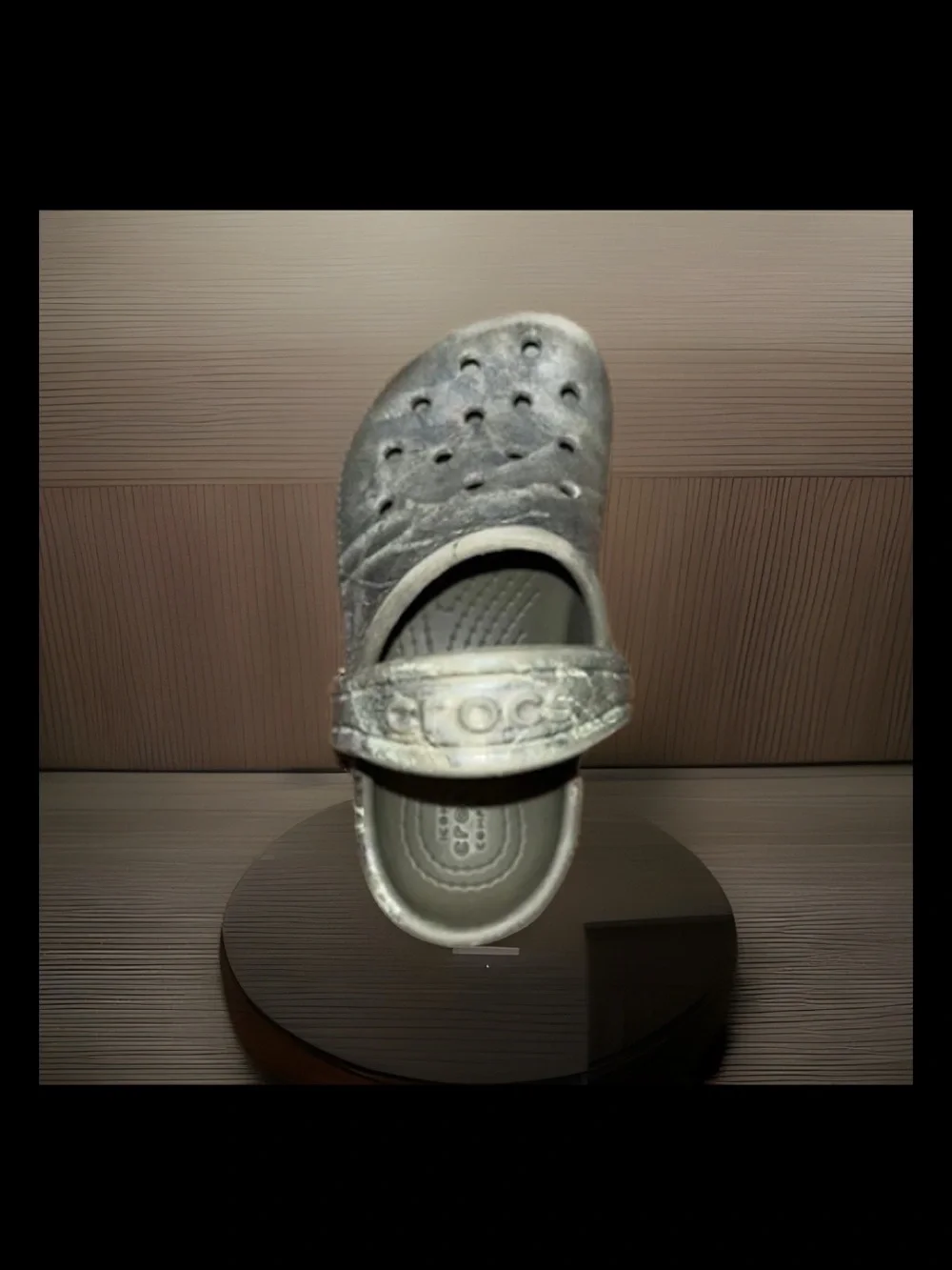 Crocs Camouflage Toddlers Classic Slip On Croc Sandals Shoes Clog in Gray